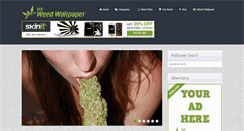 Desktop Screenshot of hdweedwallpapers.com