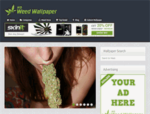 Tablet Screenshot of hdweedwallpapers.com
